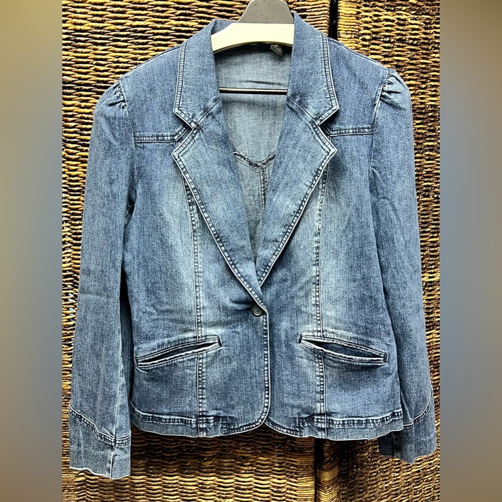 Mossimo - Blue Jean Jacket, Large, Y2K
